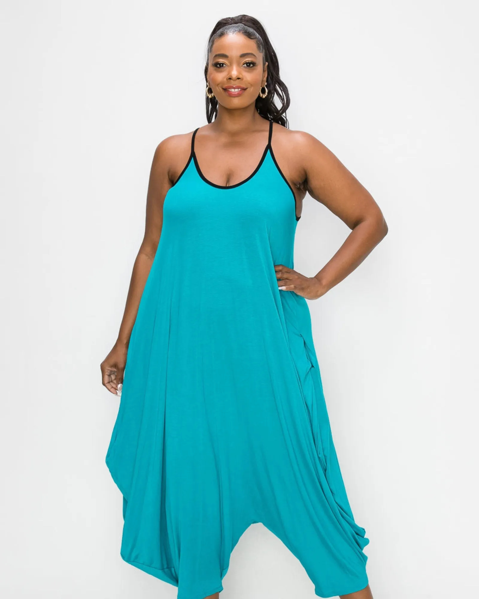Addison Harem Jumpsuit | Jade