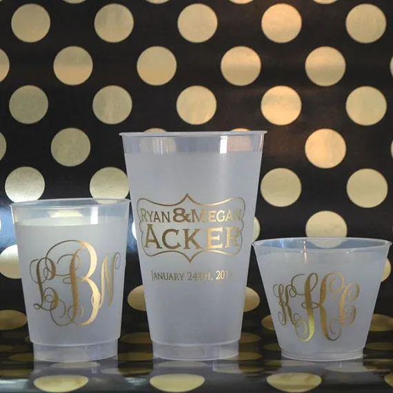 Customized Frosted Party Cups