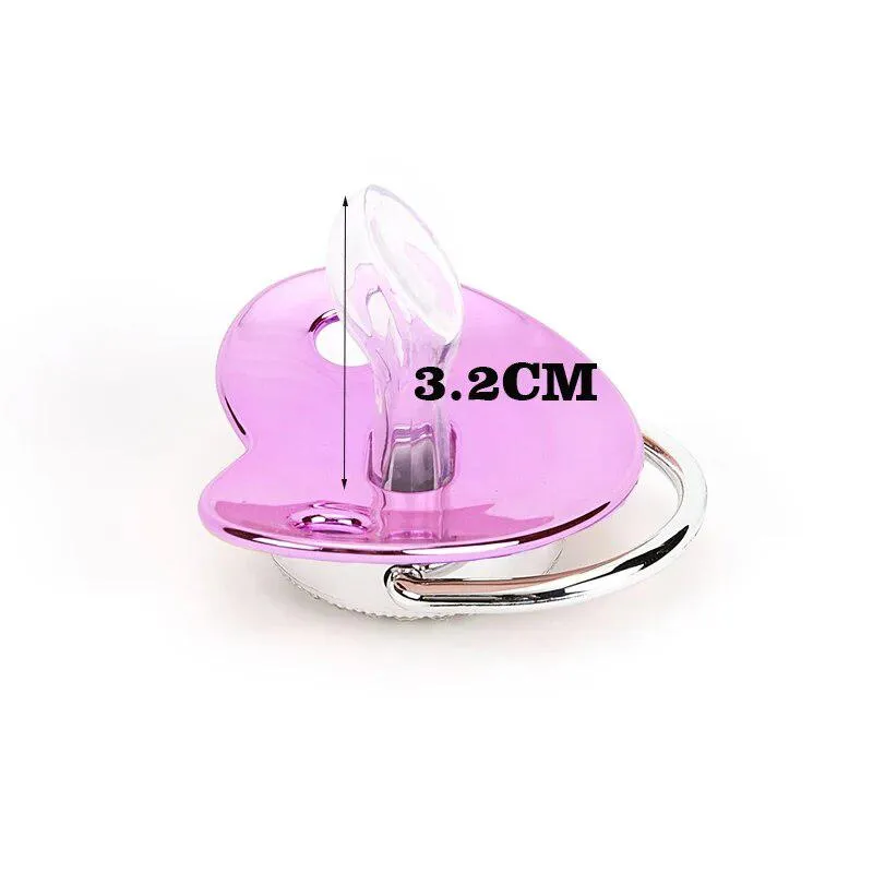 Customized Metallic Purple Baby Bling Pacifier
