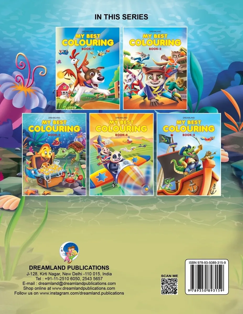 Dreamland Publications My Best Colouring Book- 3