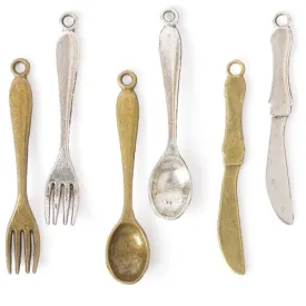 Knives, Forks, and Spoons Charms