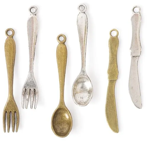 Knives, Forks, and Spoons Charms