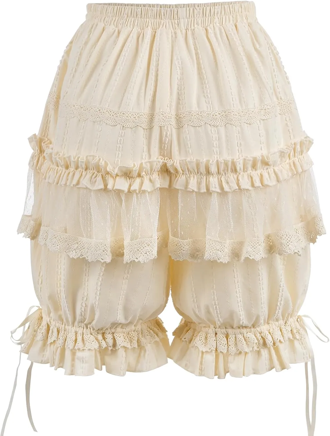 LTAKK Bloomers Women Ruffle Lace Pantaloons Renaissance Victorian Bloomers Kawaii Pumpkin Shorts