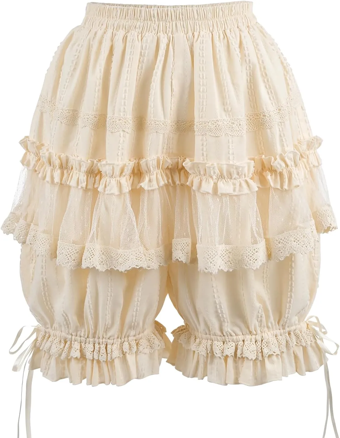 LTAKK Bloomers Women Ruffle Lace Pantaloons Renaissance Victorian Bloomers Kawaii Pumpkin Shorts