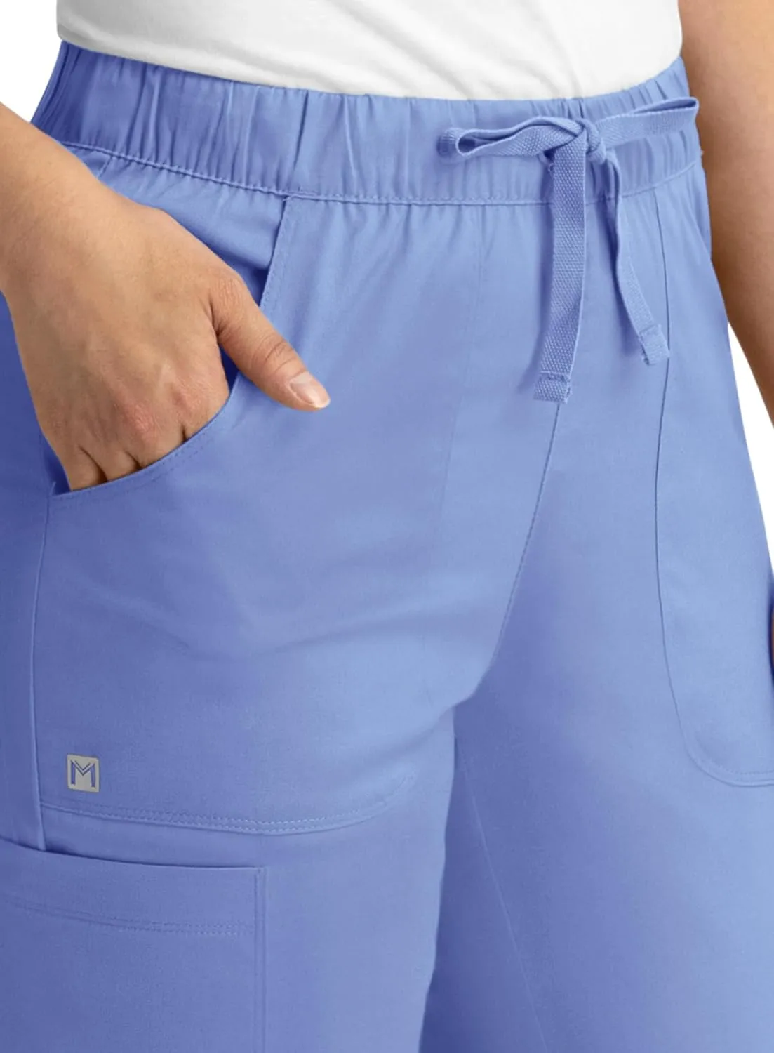 Maevn Matrix Full Elastic Waistband Cargo Scrub Pant