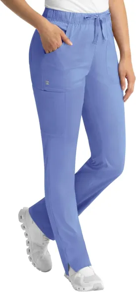 Maevn Matrix Full Elastic Waistband Cargo Scrub Pant