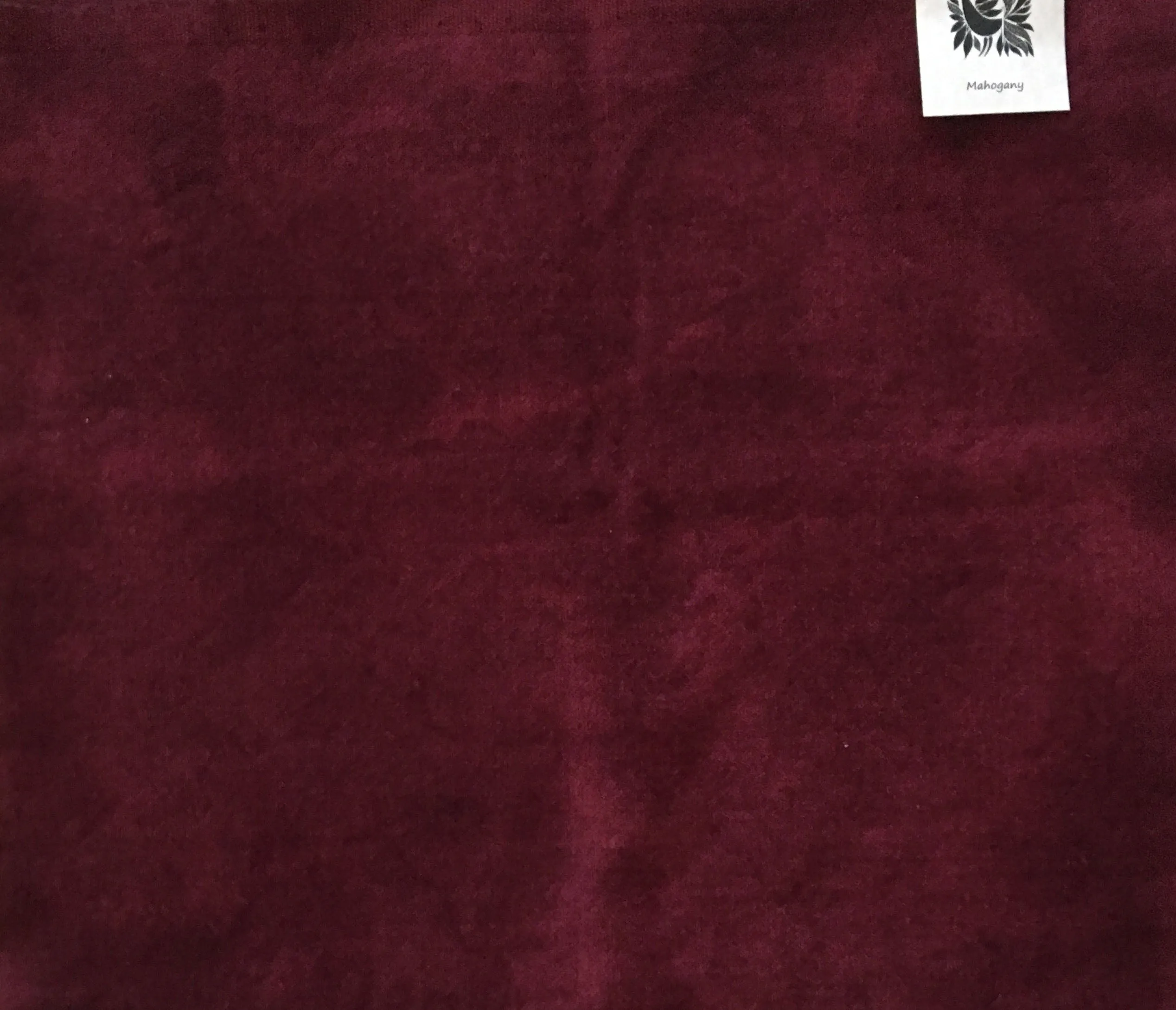 MAHOGANY Hand Dyed YARDWool Fabric for Wool Applique and Rug Hooking