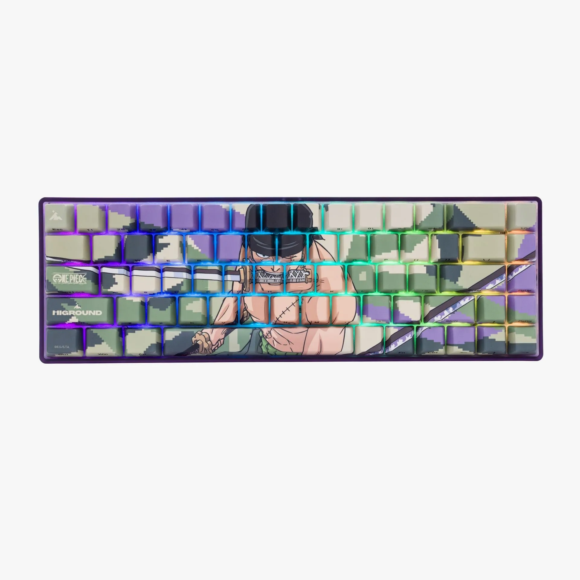 One Piece x HG 68 Keycaps Set - Zoro
