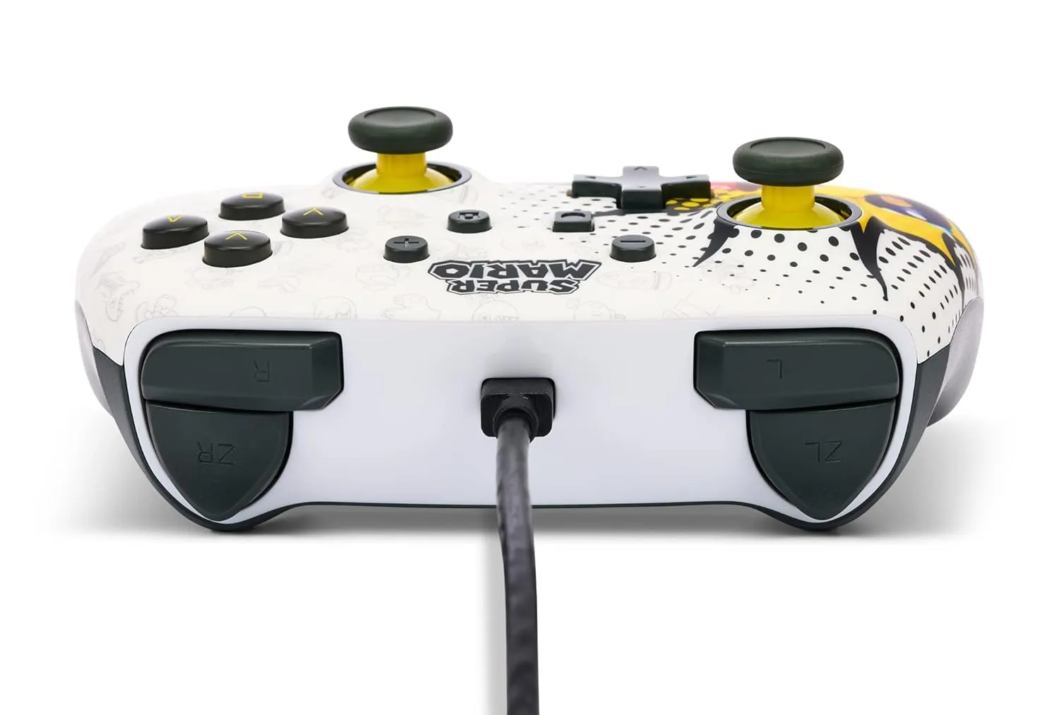 PowerA Enhanced Wired Controller for Nintendo Switch - Bob-omb Blast, Gamepad, game controller, wired controller, officially licensed