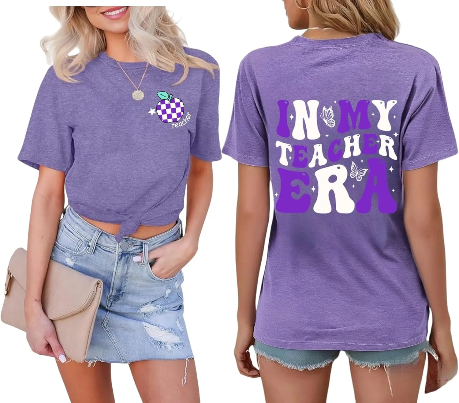 Teacher Shirts Women Teacher Life Shirt Funny Teacher Graphic Tees Vintage Teacher Gifts Teach Casual Summer Tops