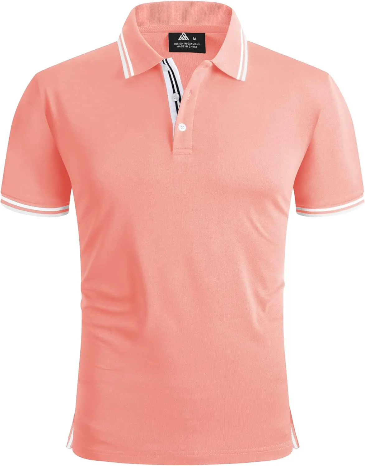 V VALANCH Mens Golf Polo Shirts Short Sleeve Moisture Wicking Golf Polo Shirts Collared Athletic Tennis Shirt