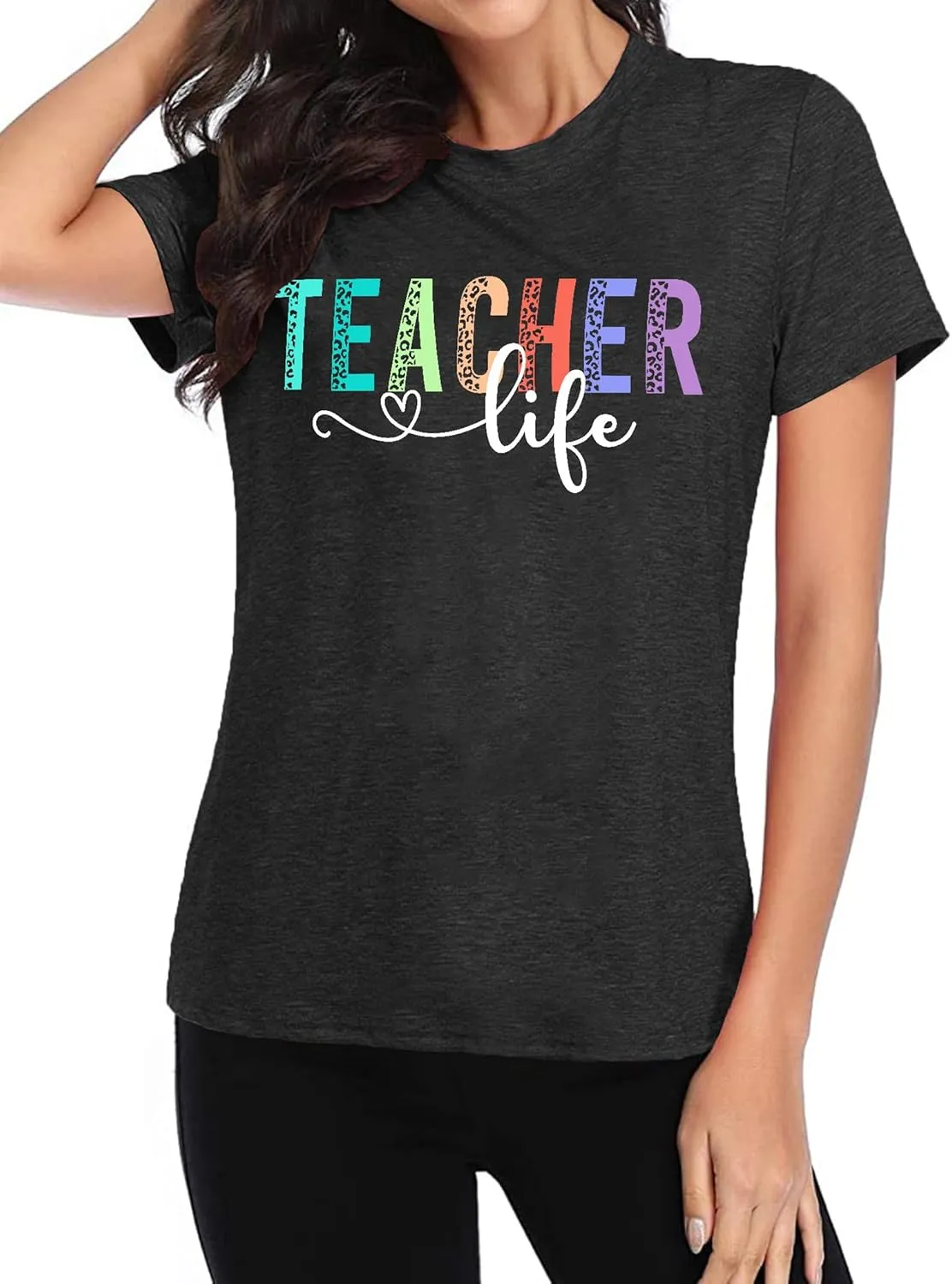 VVNTY Women Teacher Shirts First Grade: 1st Grade Teachers T-Shirt Back to School Gift Tops