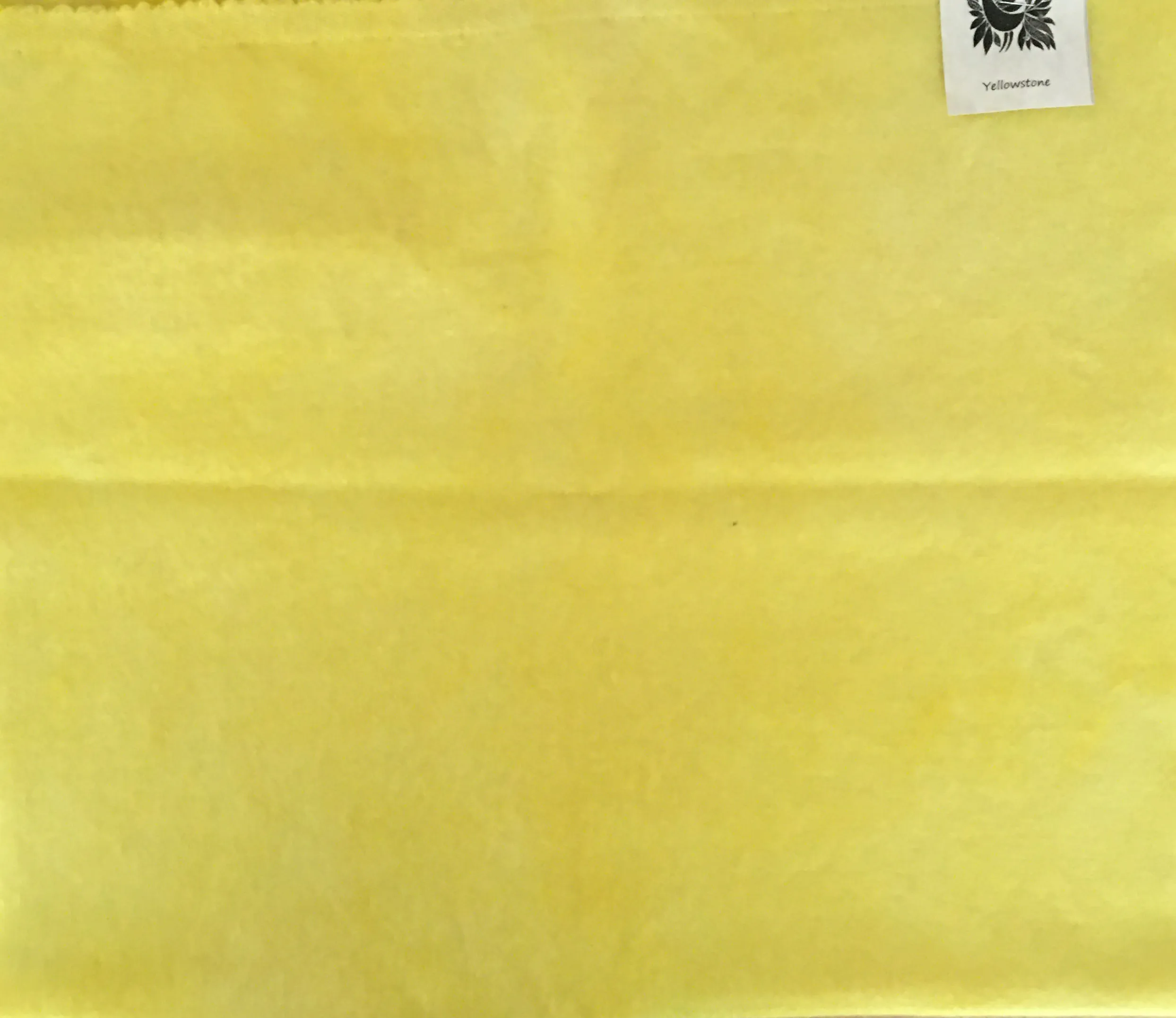 YELLOWSTONE Hand Dyed HALF YARD Wool Fabric for Wool Applique and Rug Hooking