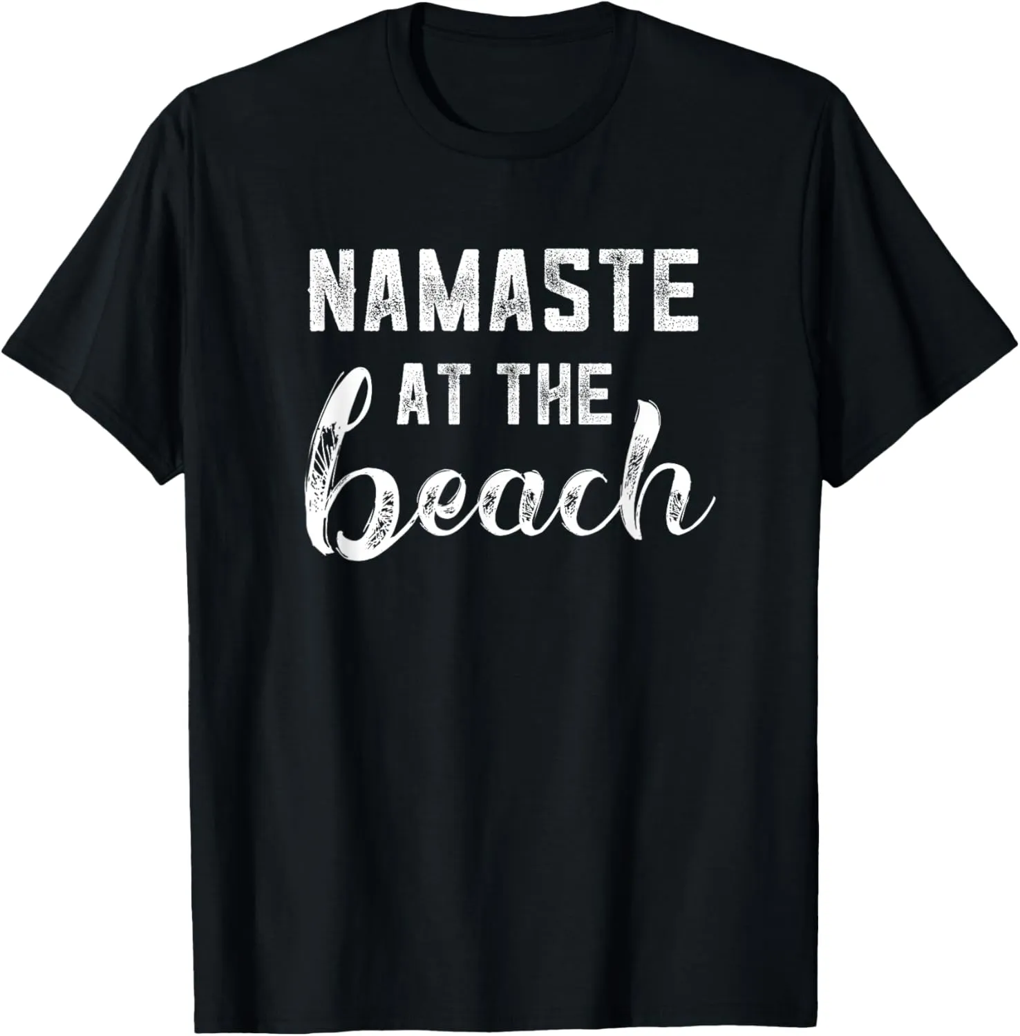 Yoga On The Beach Theme Gifts Namaste At The Beach Lover Om T-Shirt